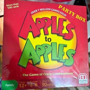 Mattel Apples to Apples Party Box Board Game - Red